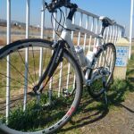 自転車で走って来ましたの作業写真