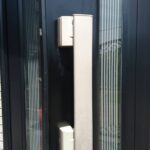 日野市 玄関鍵シリンダー交換の作業写真