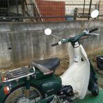 八王子市 原付バイク鍵紛失 鍵作成の作業写真