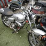 立川市 バイク鍵作成の作業写真