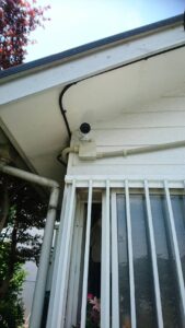八王子市 防犯カメラ取り付けの作業写真3