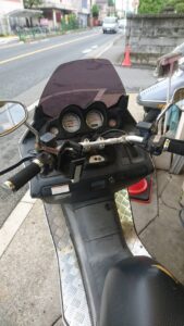 立川市 バイク鍵作成の作業写真2