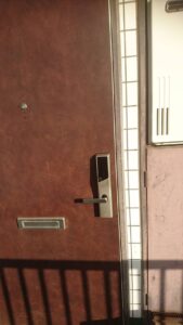 西多摩郡瑞穂町 デジタル錠交換の作業写真3