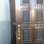 青梅市 ゴール社錠前交換の作業写真