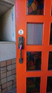 町田市 錠前交換の作業写真1