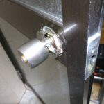 埼玉県所沢市 浴室錠交換の作業写真