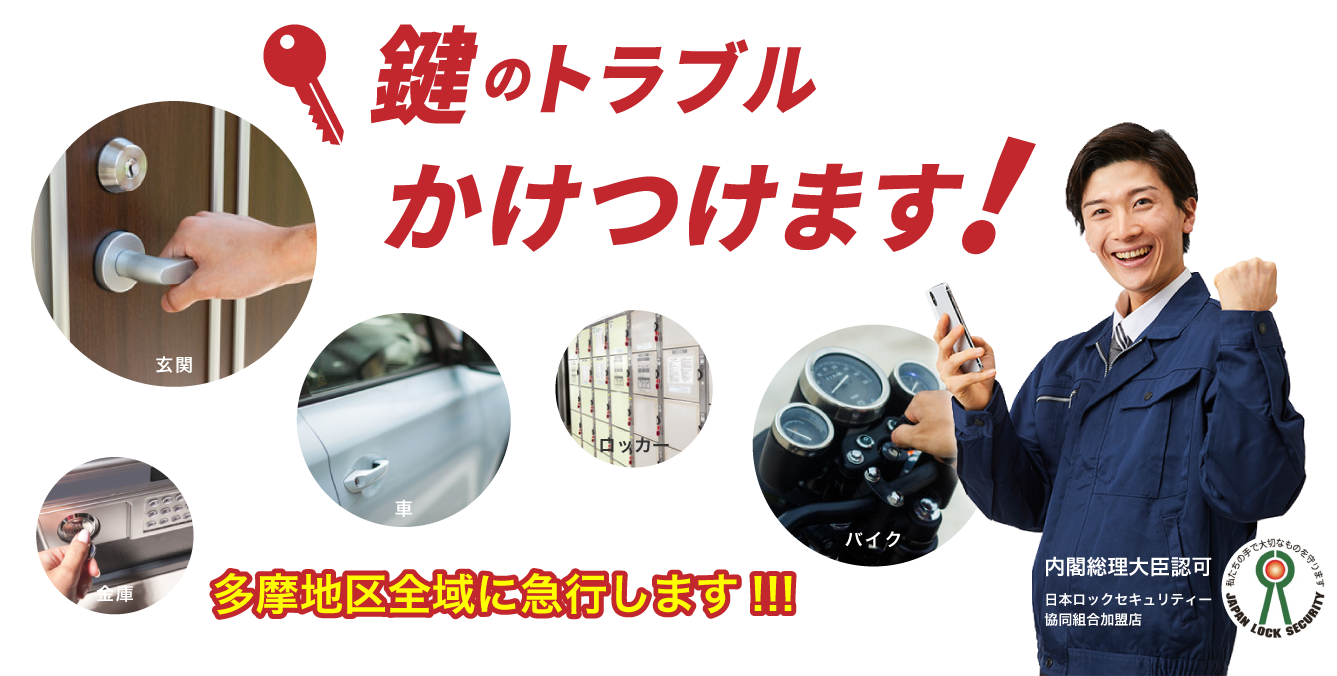 鍵のトラブルにかけつけます R.Sロックマン