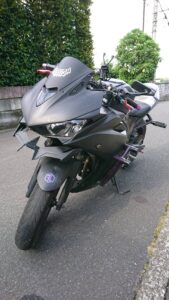 埼玉県飯能市 ヤマハ250ccバイク鍵作成の作業写真