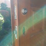 国立市 錠前故障交換の作業写真2