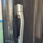 調布市 錠前修理とシリンダー交換の作業写真1