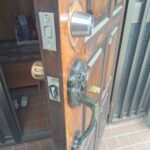 日野市 錠前シリンダー交換の作業写真2