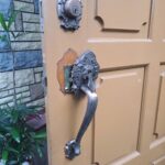 東大和市 錠前故障交換の作業写真1