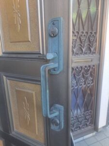 瑞穂町 シリンダー交換の作業写真1