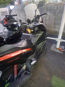 武蔵村山市 ヤマハバイク鍵作成の作業写真