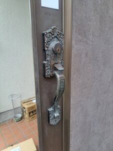 あきる野市 錠前交換の作業写真1
