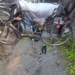 武蔵村山市 電動自転車鍵開錠の作業写真1