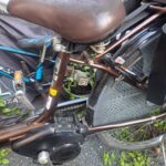 武蔵村山市 電動自転車鍵開錠の作業写真2