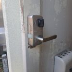 昭島市 錠前本体交換の作業写真2