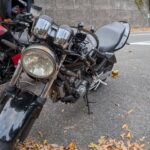奥多摩町 ホンダ400ccバイク鍵作成の作業写真1