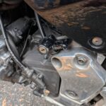 奥多摩町 ホンダ400ccバイク鍵作成の作業写真2