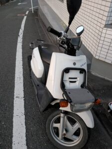 多摩市 原付バイク鍵作成の作業写真1