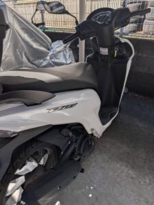 あきる野市 ホンダDio110cc 鍵作成の作業写真2