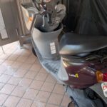 小平市 スズキ レッツ4原付バイクメットイン解錠作業の写真1