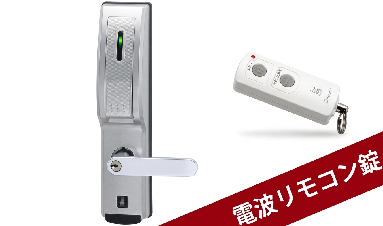 電波リモコン錠