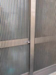 あきる野市 引戸 補助鍵取付 2